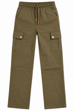 Olive Green Wide-Leg trouser