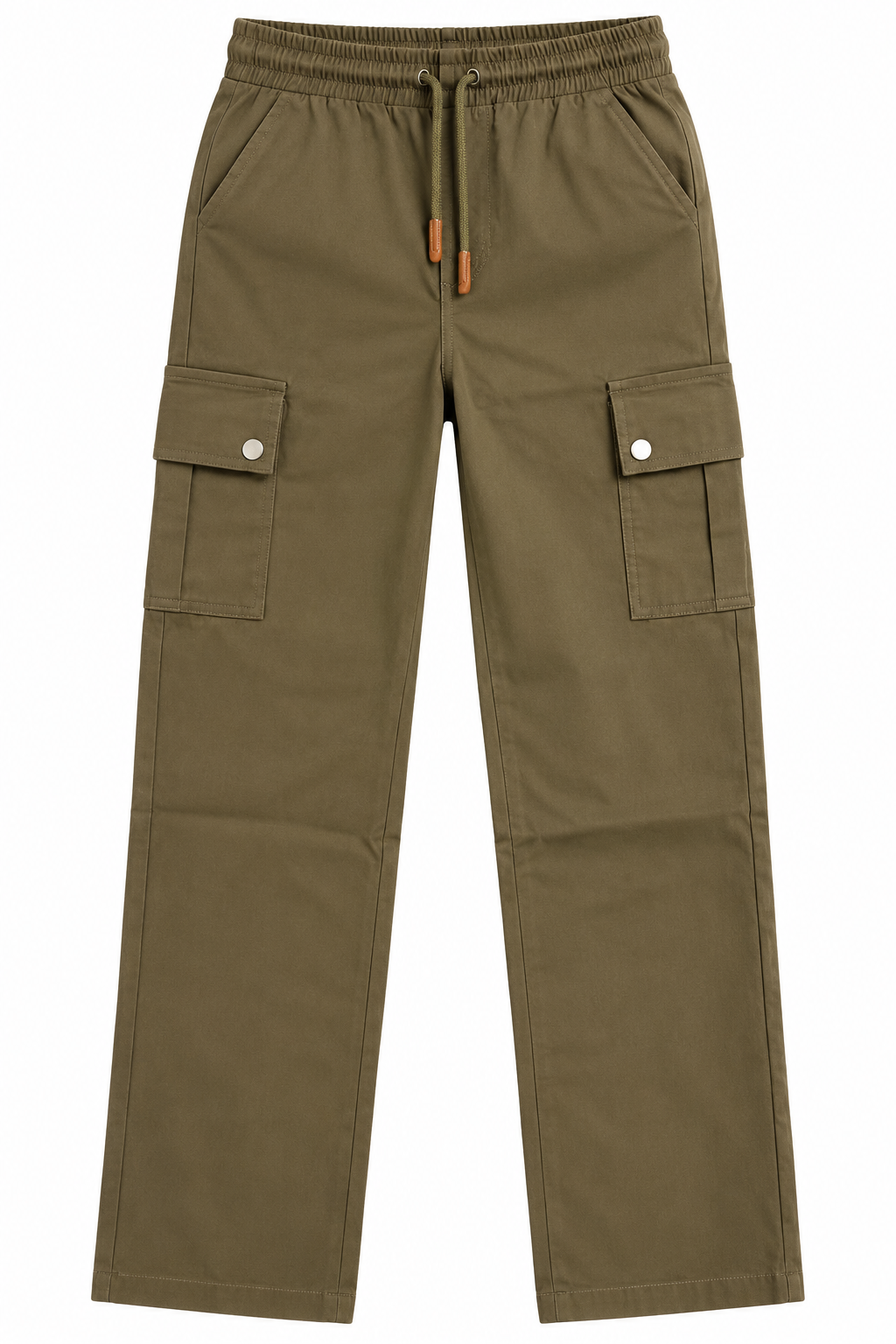 Olive Green Wide-Leg trouser