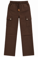Chocolate Brown Wide-Leg trousers